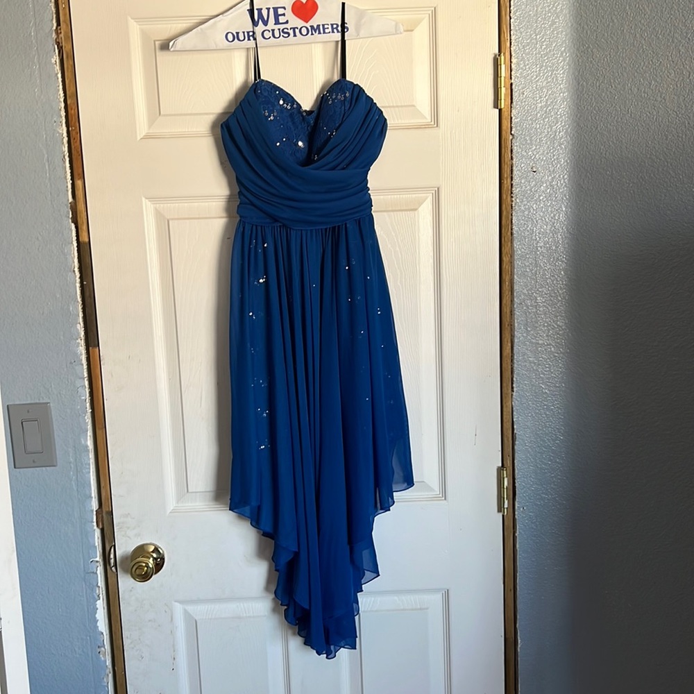 Royal blue size 7 City Triangles dress